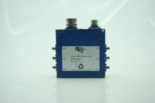 0.8 - 1.0 GHz SP6T RF Pin Diode Switch /w Internal Driver UHF 900MHz